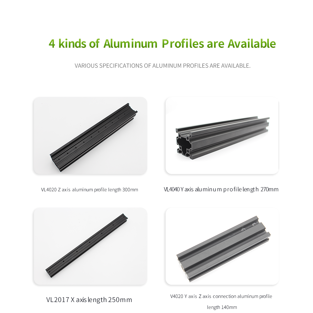Lerdge iX V3.0 aluminium profiel