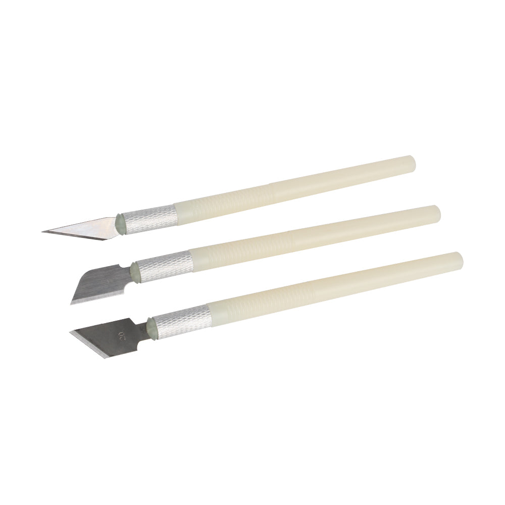 Cuchillo de grabado con 10 hojas