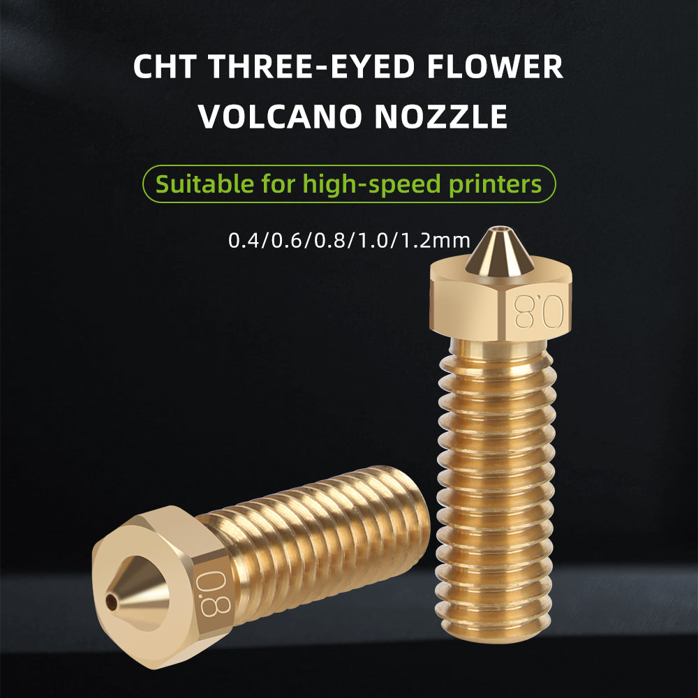 CHT Volcano 0.4/0.6/0.8mm Brass Nozzle
