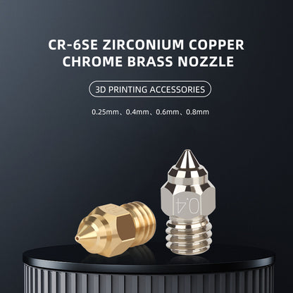 CR 6SE Brass Zirconium Copper Nozzle