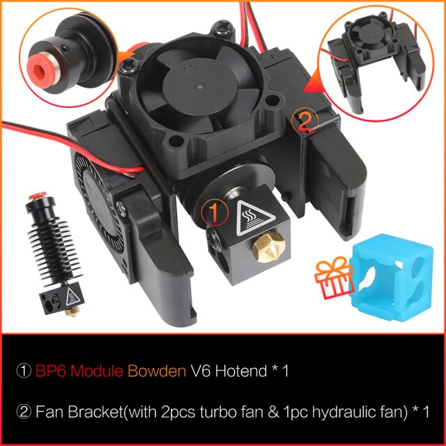 E3D V6 All Hotend Kit with fan - Lerdge Official Store