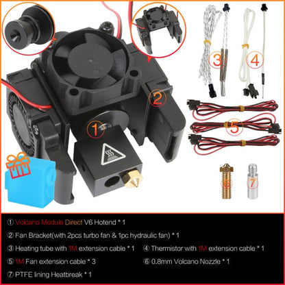 E3D V6 All Hotend Kit mit Lüfter – Offizieller Lerdge Store