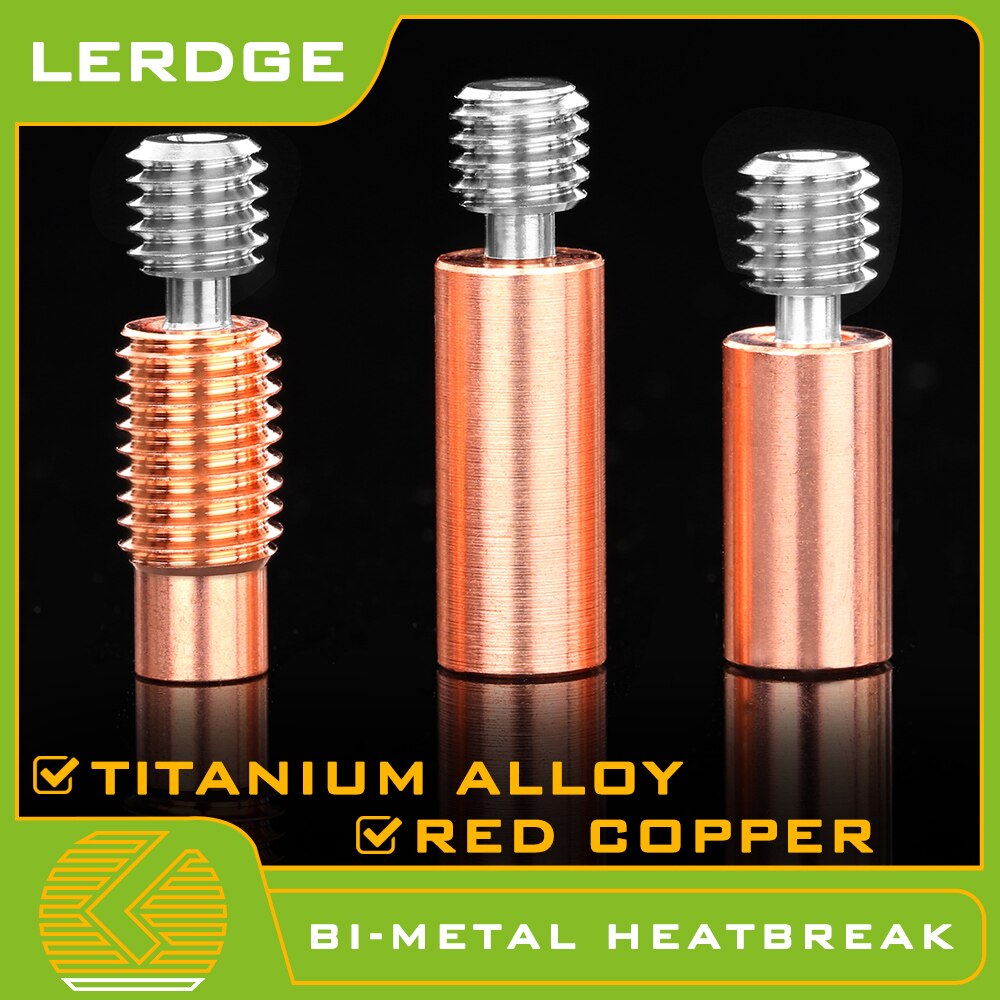 Heatbreak in titanio bimetallico E3D V6 - Negozio ufficiale Lerdge