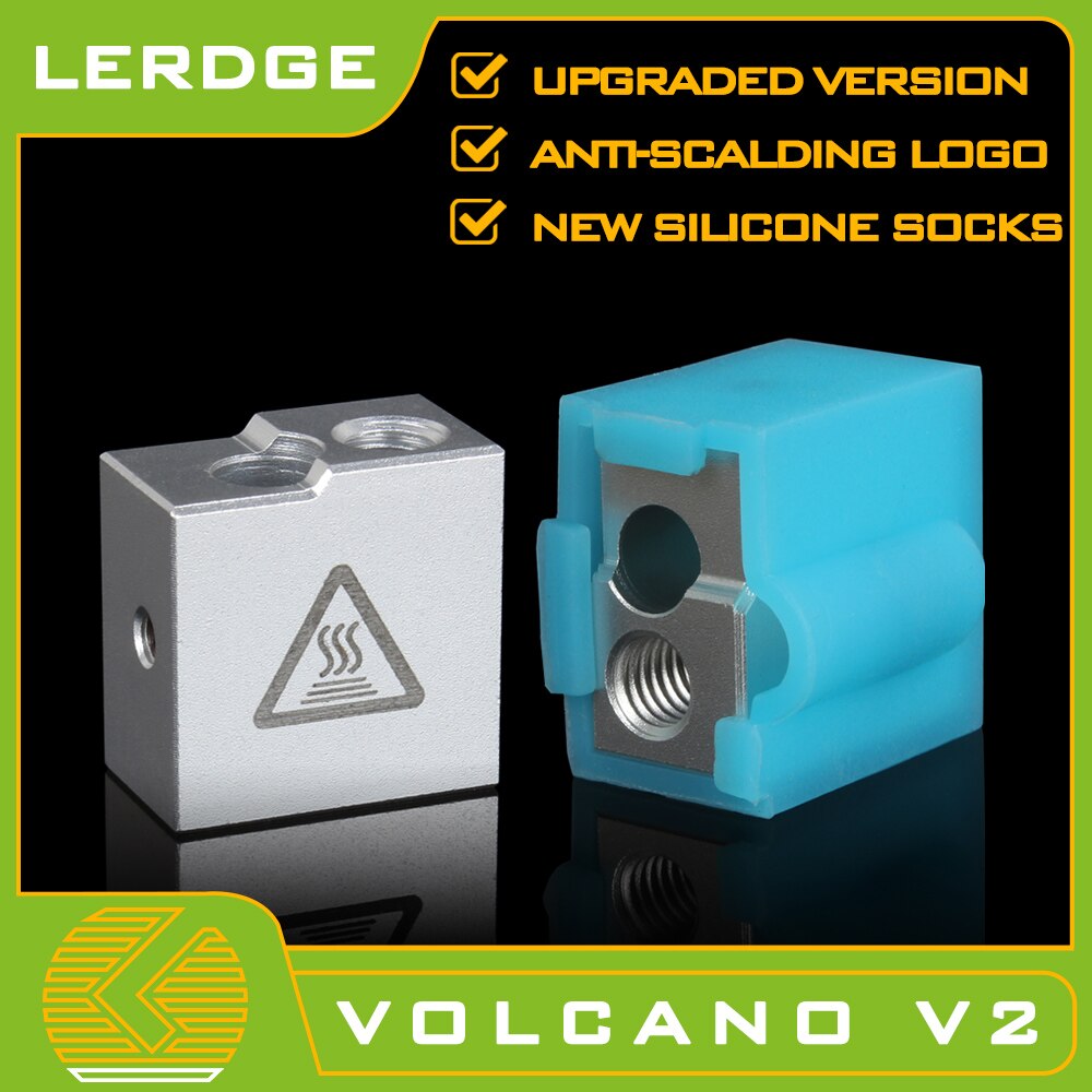 Bloc chauffant E3D Volcano V2 - Boutique officielle Lerdge