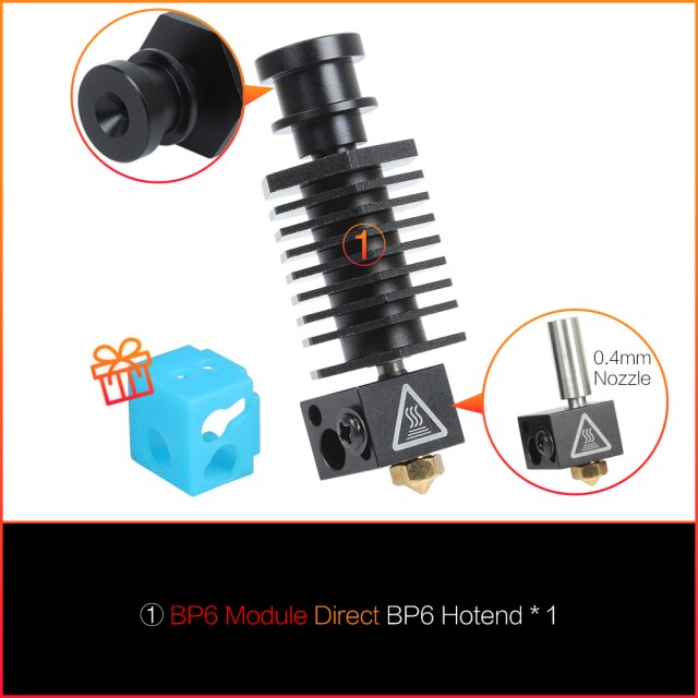 E3dv6 BP6 All Hotend Kit with fan - Lerdge Official Store