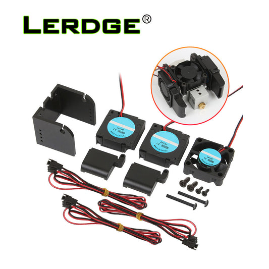 Support Hotend LERDGE 3D 2IN1 avec ventilateur - Lerdge Official Store
