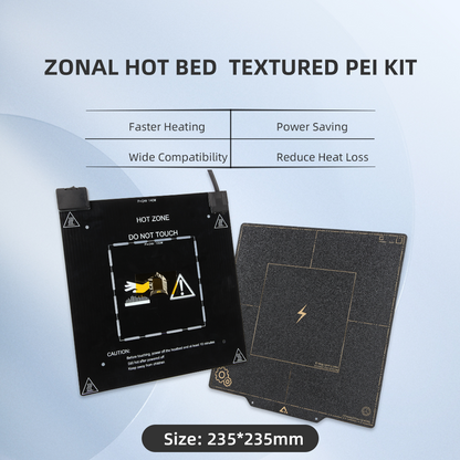 Lerdge Zonal Hot Bed PEI-Bettlaken-Set – offizieller Lerdge-Shop