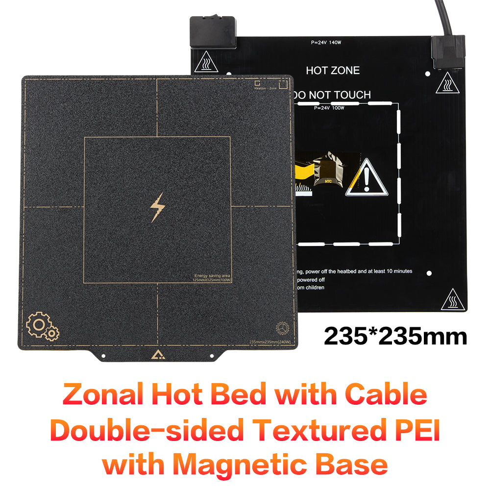 Lerdge Zonal Hot Bed PEI Sheet Kit - Lerdge Official Store