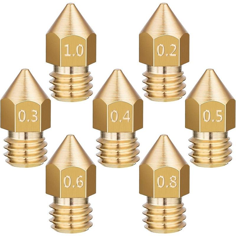 MK8 Brass Copper Nozzle - Lerdge Official Store