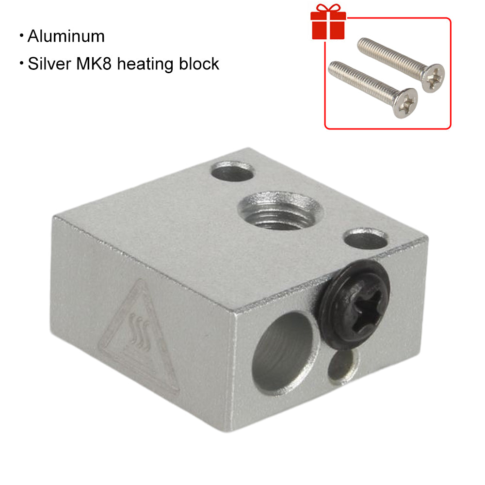 MK8 Heating Block with Silicone Sock - Lerdge Official Store