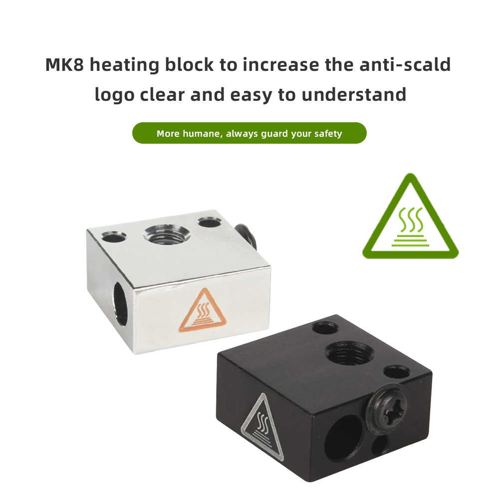 Bloque calefactor MK8 con calcetín de silicona - Lerdge Official Store