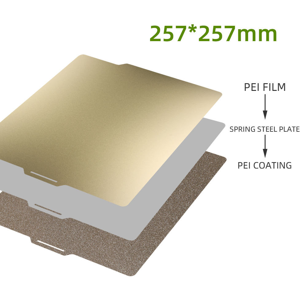 PEI Sheet Flexible Magnetic Build-Plate Double-Sided Textured For KP3S Ender  3 5