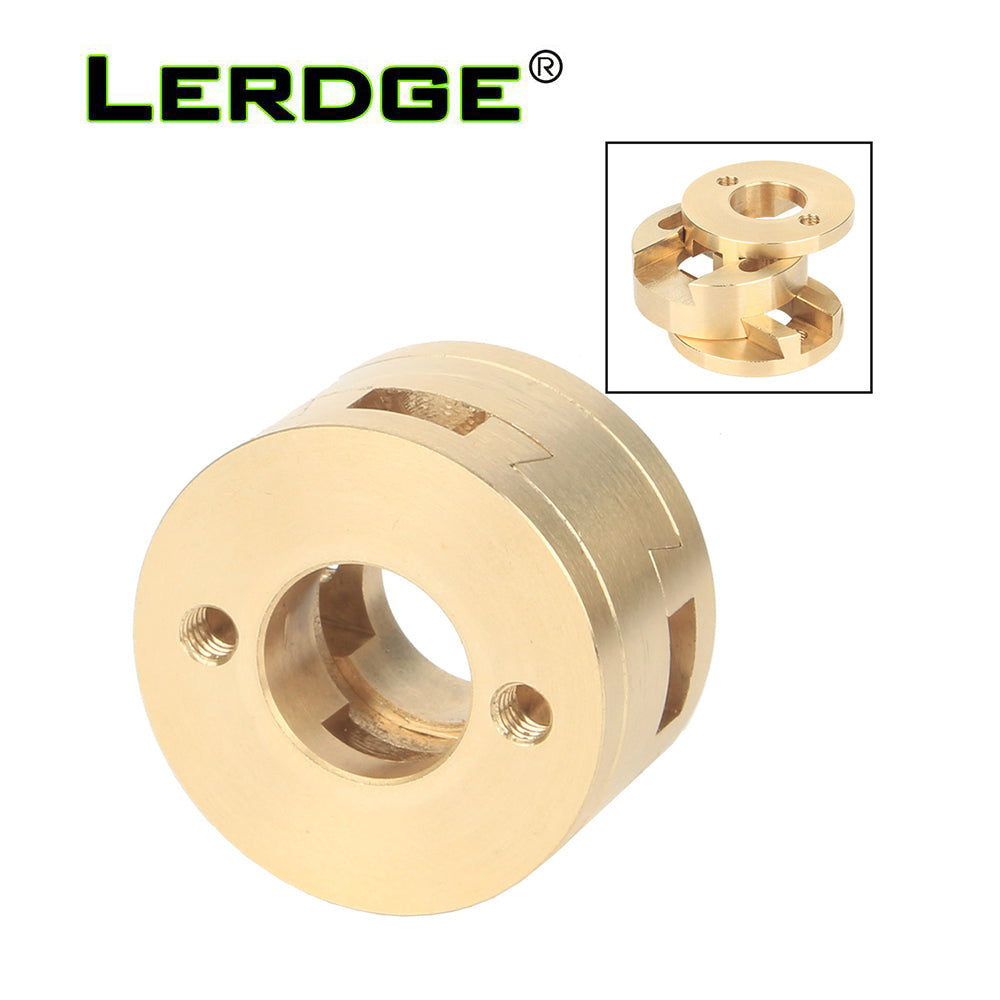 Z Axis Round Brass Coupling - Le