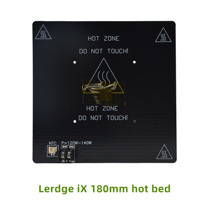 Cama caliente zonal Lerdge iX 180*180*3mm