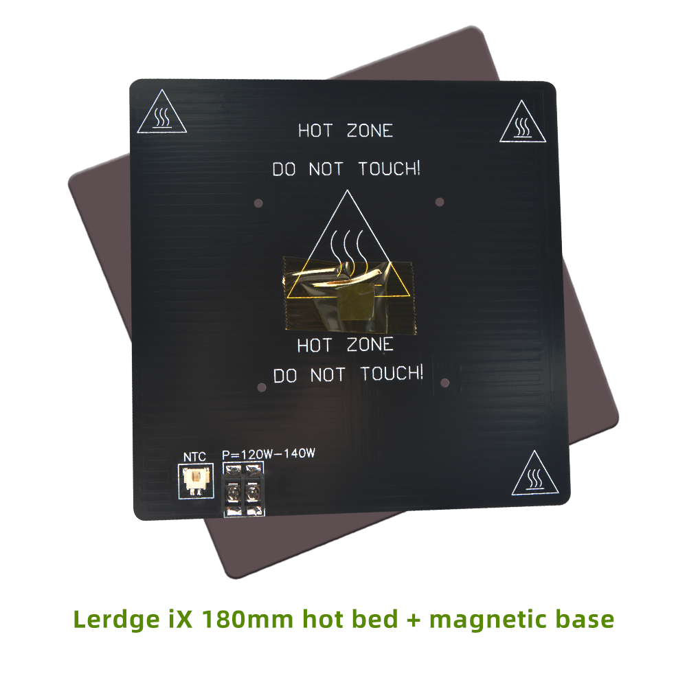 Cama quente Lerdge iX 180*180*3mm